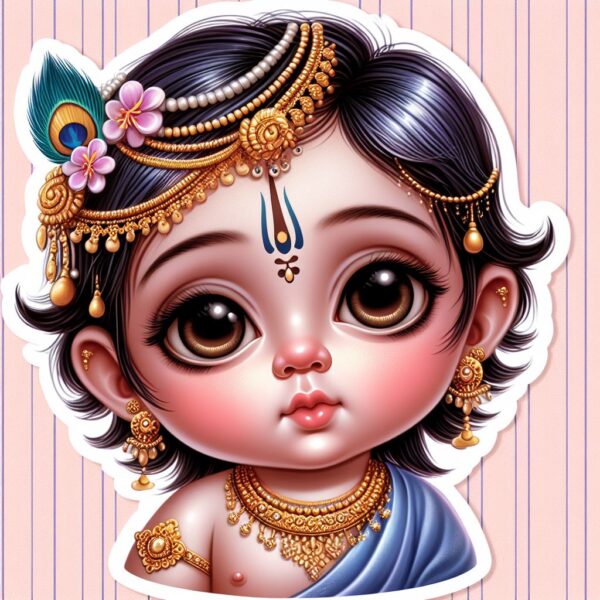 Baby Krishna sticker